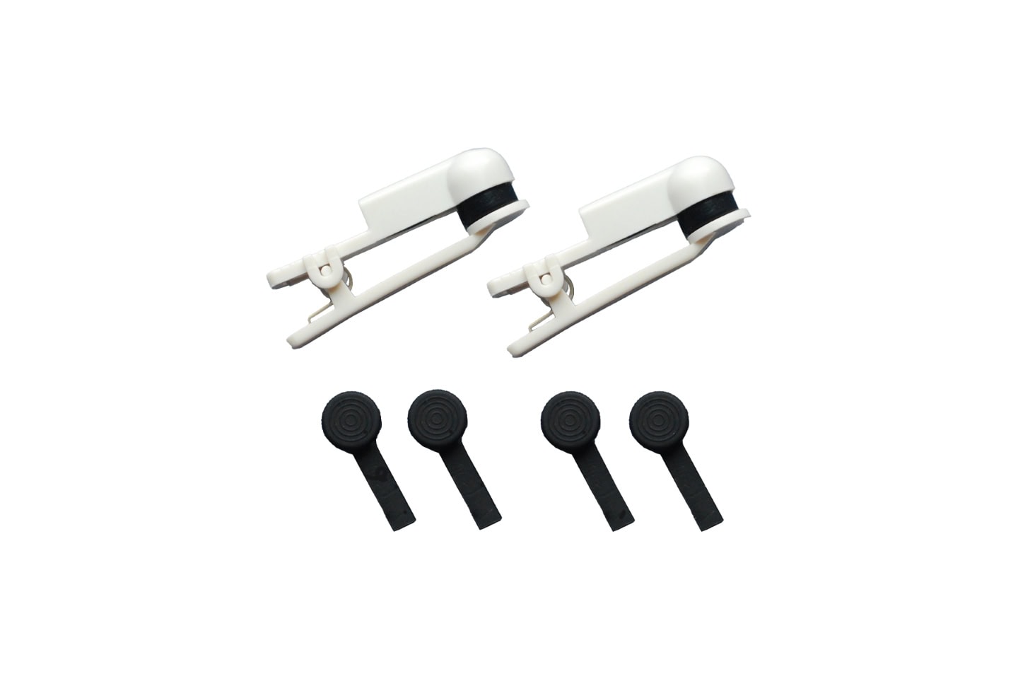 Ear Clips with Rubber Electrodes