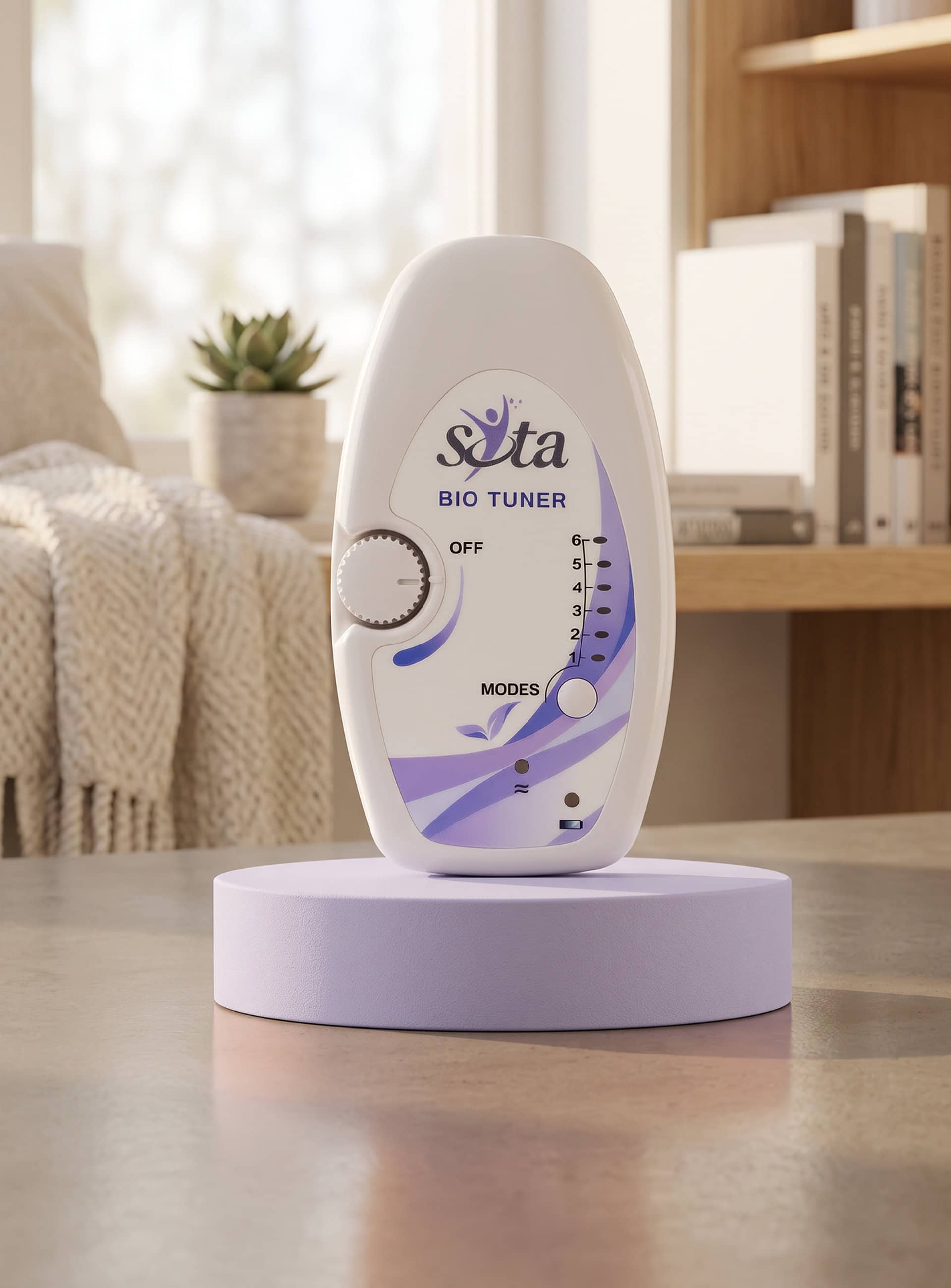 The Bio Tuner BT9 on a pedestal.