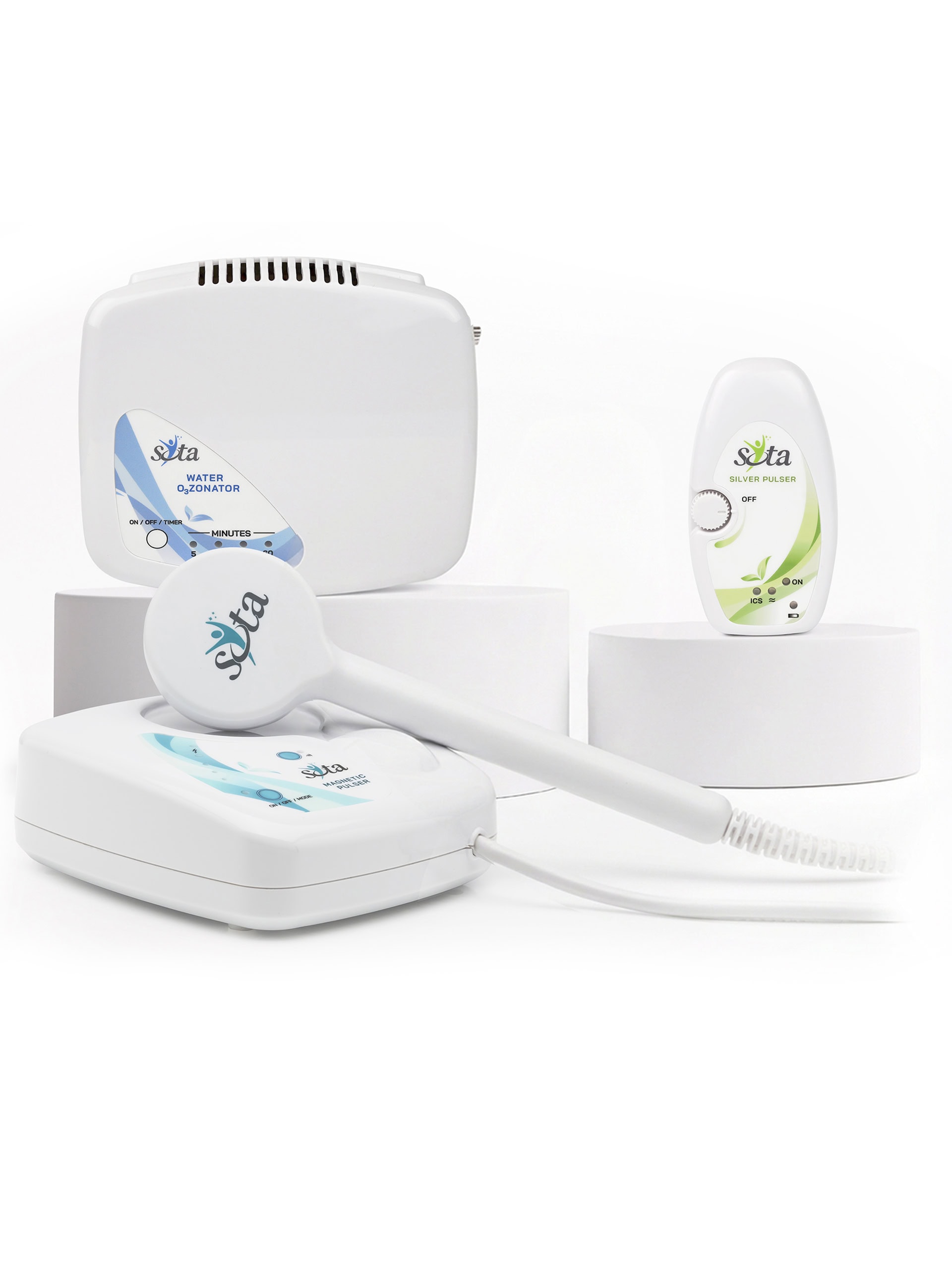 The SOTA Wellness Kit: all three units together