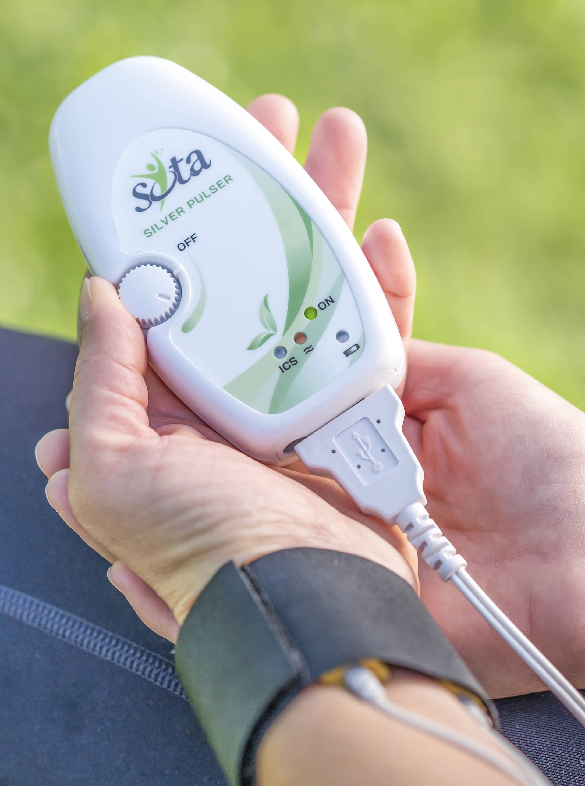 Silver Pulser in use