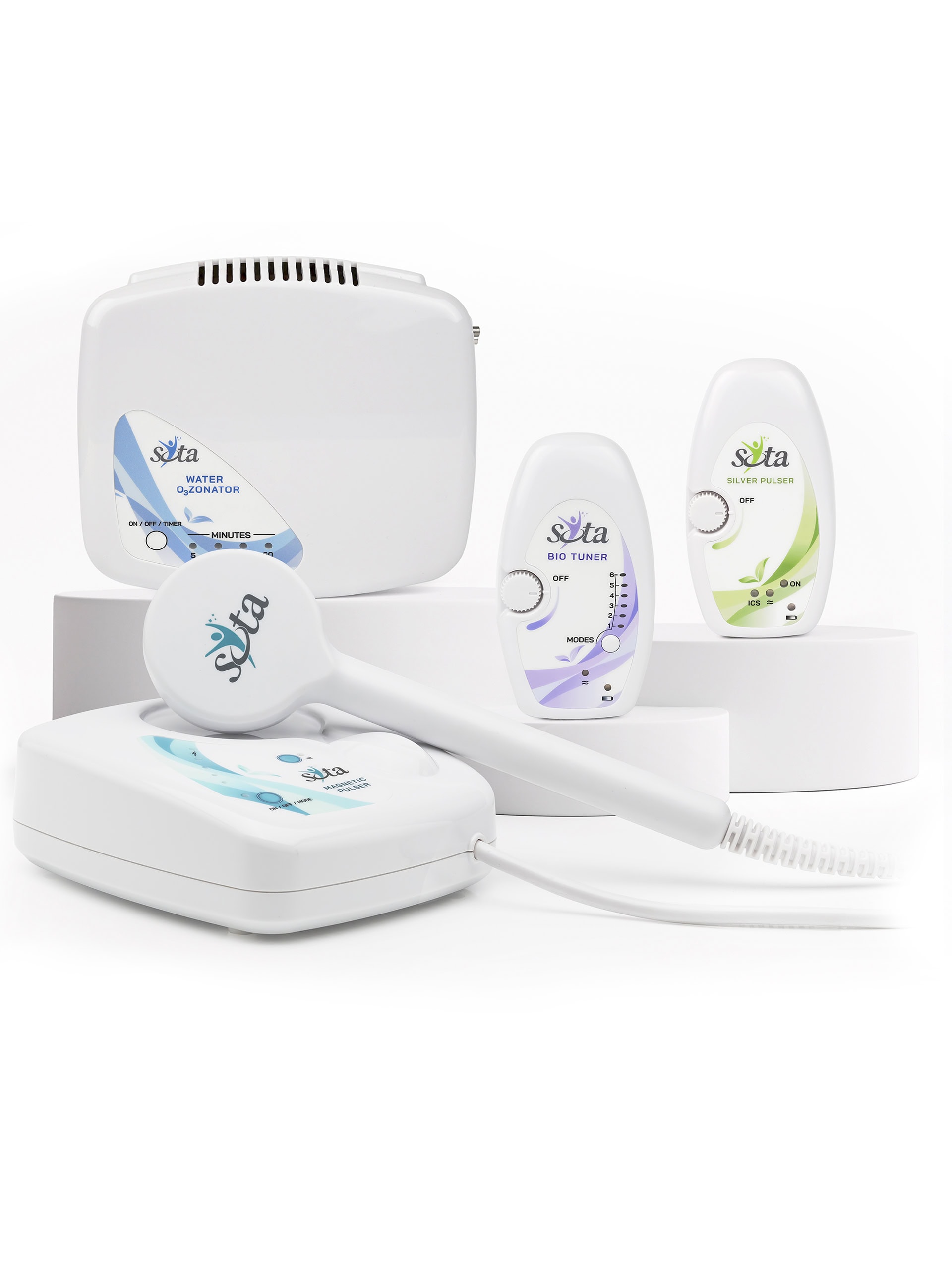 The SOTA Wellness & Relaxation Kit: all four units together